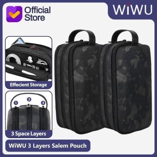 Gambar BERKUALITAS READY Pouch WiWU Salem Travel 3 Layer Accessories Gadget Storage Organ dari restata undefined Tokopedia