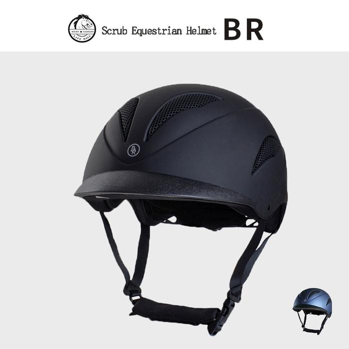 Gambar Scrub Equestrian Helmet Breathable Adjustable Lightweight Carbon dari turniloo undefined Tokopedia