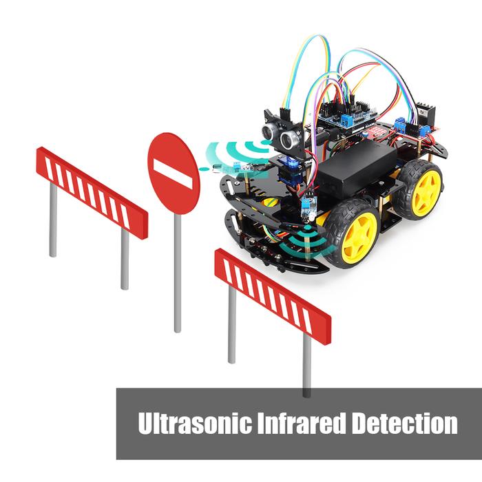 Gambar Smart Car Automation Kits for Arduino Kit Professional Consumer Electronics Educational Robotic Kit for Arduino Uno Programmable dari lailiiy undefined Tokopedia