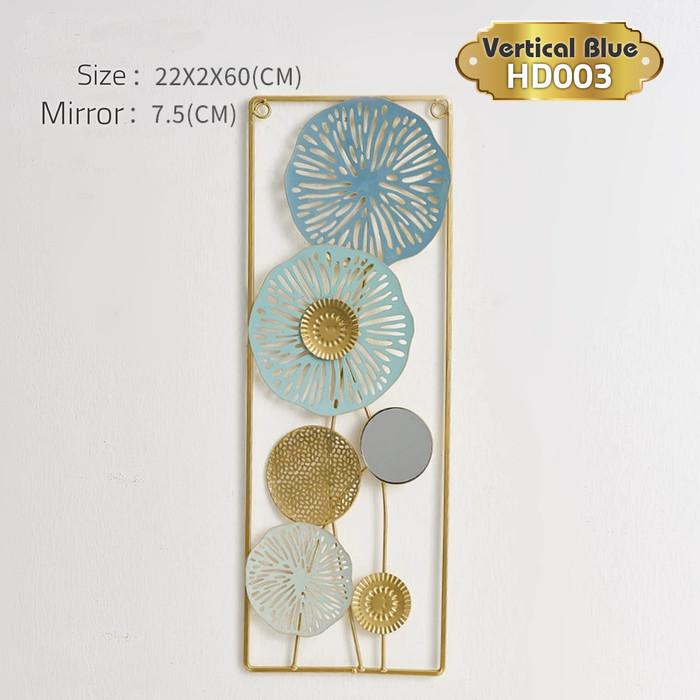 Gambar tS_A Hiasan Dinding & Meja Wall & Table Decoration Home House Decor - Vertical - Blue dari inda_aryanti undefined Tokopedia