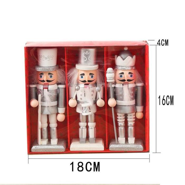 Gambar Mainan Mini Nutcracker isi 3pcs by Platefulnco - white dari plateful co undefined Tokopedia