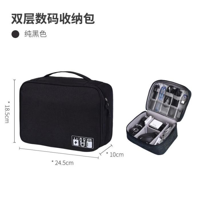 Gambar BERKUALITAS New Electronics Accessories Organizer Bag, Universal Travel Digital Ac dari restata undefined Tokopedia