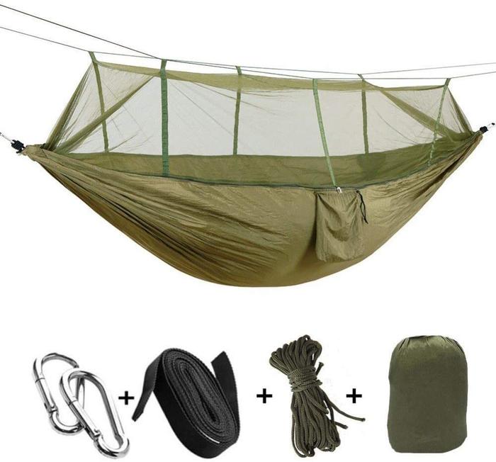Gambar 2 Person Camping Garden Hammock With Mosquito Net Outdoor Furniture dari Brandon Avery Bailey undefined Tokopedia