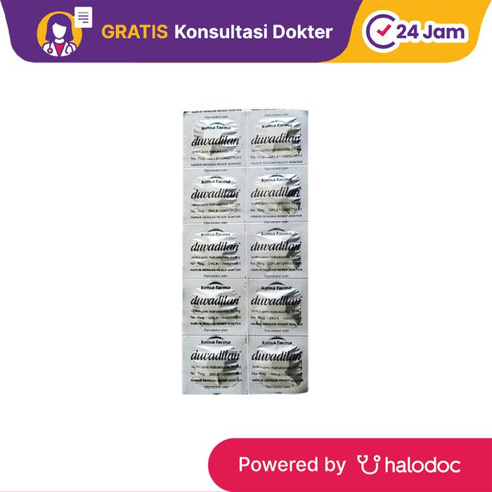 Gambar Duvadilan 20 mg 10 Tablet - Gangguan Peredaran Darah - Halodoc dari Apotek Halomedika Kp Rambutan undefined Tokopedia