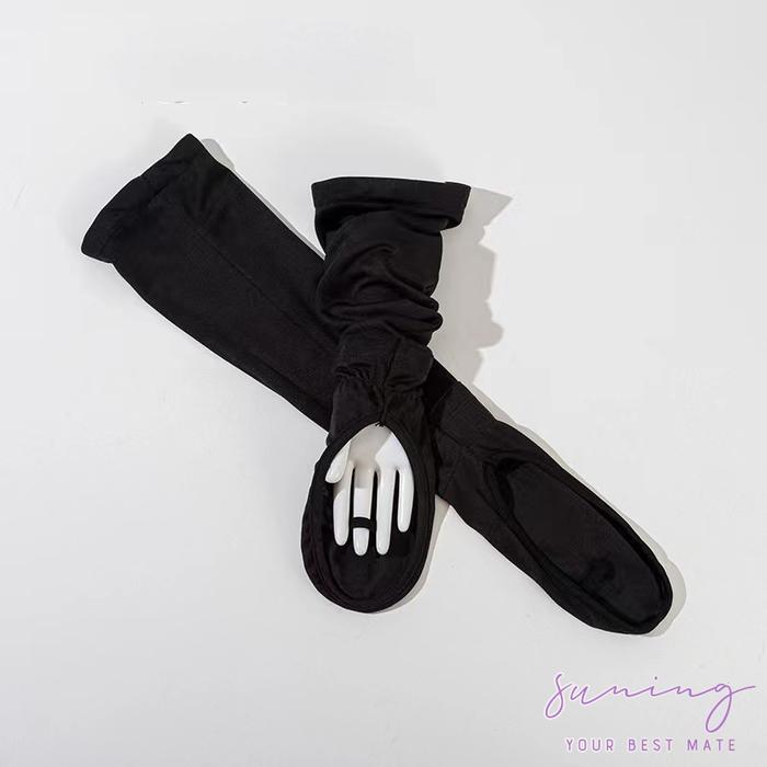 Gambar Sarung Tangan Panjang Anti Sinar UV manset lengan Mobil Motor Anti Panas Matahari Manset-Vatin_Shop - Hitam dari Vatin_Shop undefined Tokopedia