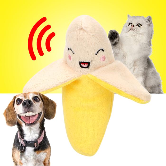 Gambar Dogs Cats Pets Supplies Creative Puppy Pet Play Chew Toys Banana Shape dari Elnandutomo undefined Tokopedia