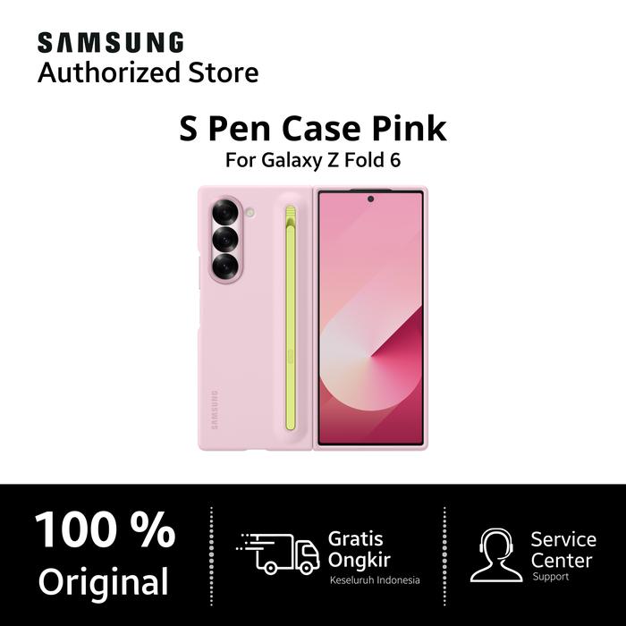 Gambar Case Samsung Z Fold 6 S Pen Casing Original Samsung Withh S Pen - Pink dari samsung.mhi undefined Tokopedia