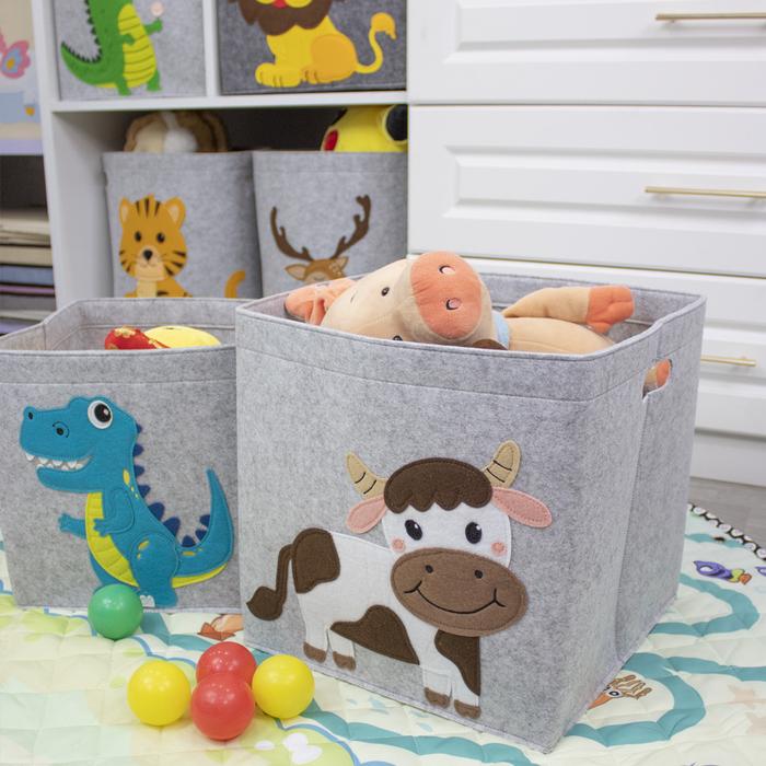 Gambar 33*33cm Children's Toy and Clothing Organizer Folding Storage Box dari Salmiwa Touch undefined Tokopedia
