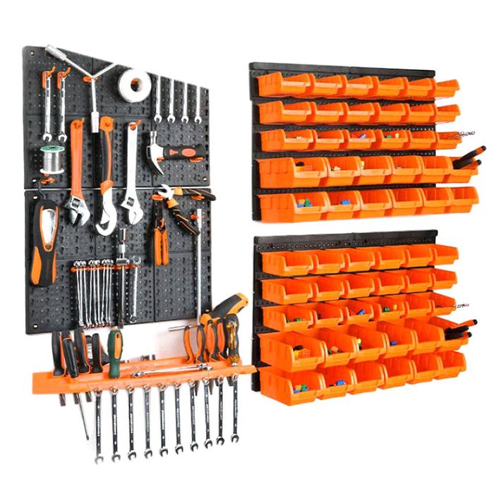 Gambar Wall-Mounted Hardware Tool Hanging Board Parts Storage Box Garage dari rawareki undefined Tokopedia