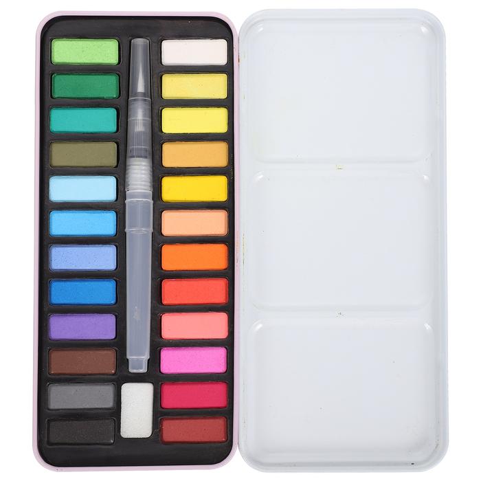 Gambar Paint Solid Watercolor Accessory Gouache Draw Supply Pink Kit Multi-function Professional Travel dari Pushpa Rrachana undefined Tokopedia