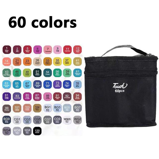 Gambar Diskon Wholesale Color Marker Set Double Headed Brush Watercolor Markers Sketching Drawing Graffiti Art Student School Supplies Stationery Back To SchoolCO02 dari Shelnyy undefined Tokopedia