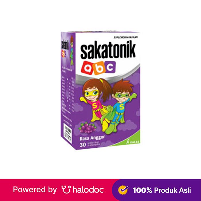 Gambar Sakatonik ABC Rasa Anggur 30 Tablet dari Apotek Najeeb Farma Bekasi undefined Tokopedia