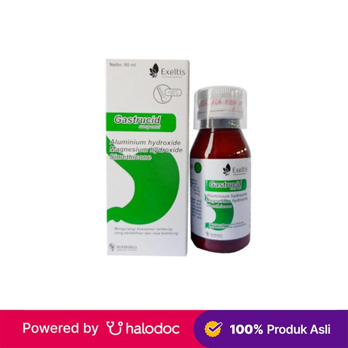 Gambar Gastrucid Sirup 60 ml - Obat Asam Lambung & Gerd - Halodoc dari Apotek Halomedika Cicendo undefined Tokopedia