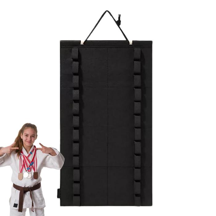 Gambar Martial Arts Belts Organizer Karate Belt Display Holder Durable Rack Wall Hanging Taekwondo Belt Storage Bag For Muay Thai Judo dari dzawaraappstore undefined Tokopedia