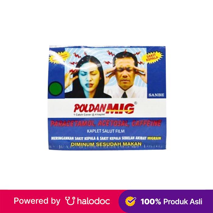 Gambar Poldan Mig 4 Kaplet - Obat Pereda Demam & Nyeri - Halodoc dari Apotek Sesama Kutabumi Pasar Kemis undefined Tokopedia
