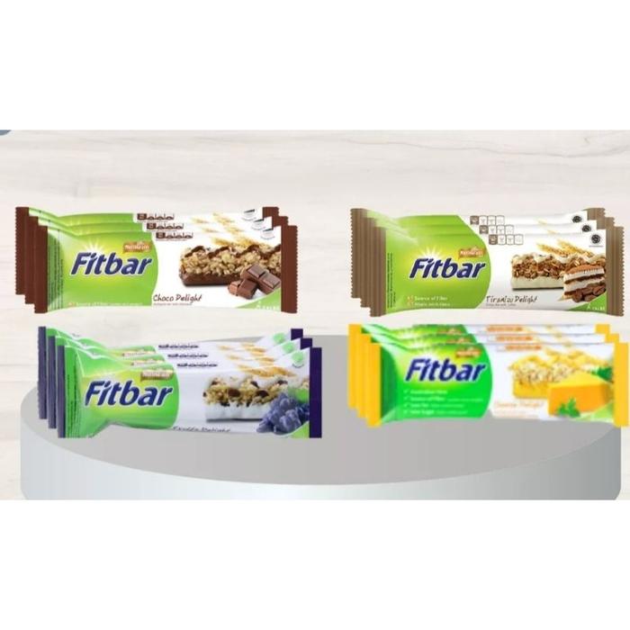 Gambar Fitbar Cemilan Instan Untuk Diet Rasa Tiramisu / Choco / Fruits / Cheese 22g dari start05 undefined Tokopedia