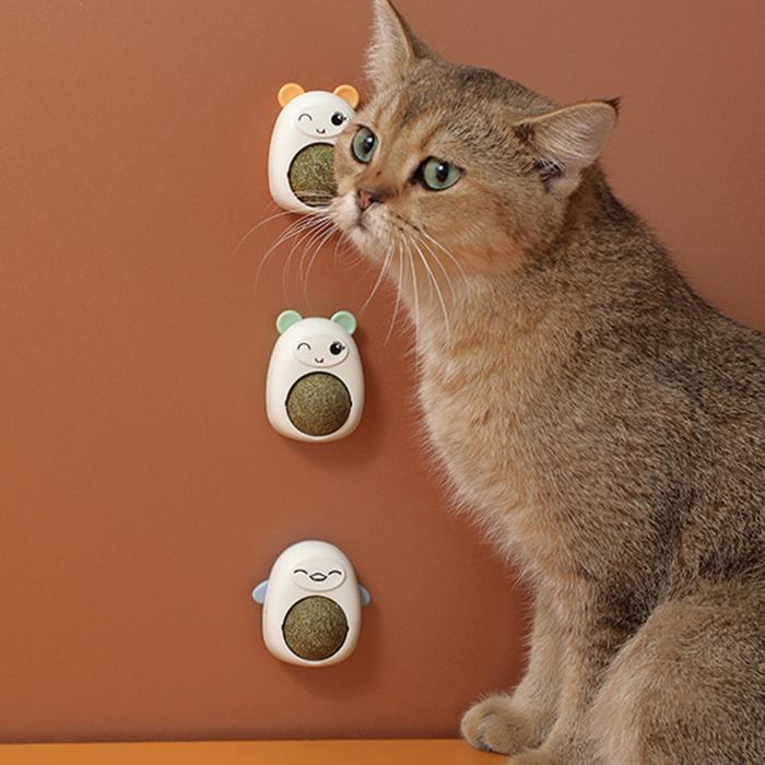 Gambar Plastic Catnip Edible Lick Balls Natural Safe Cats Catnip Balls Toy Rotatable Cats Teeth Cleaning Catnip for Pet Treats Supplies dari Jerminahbuah57 undefined Tokopedia