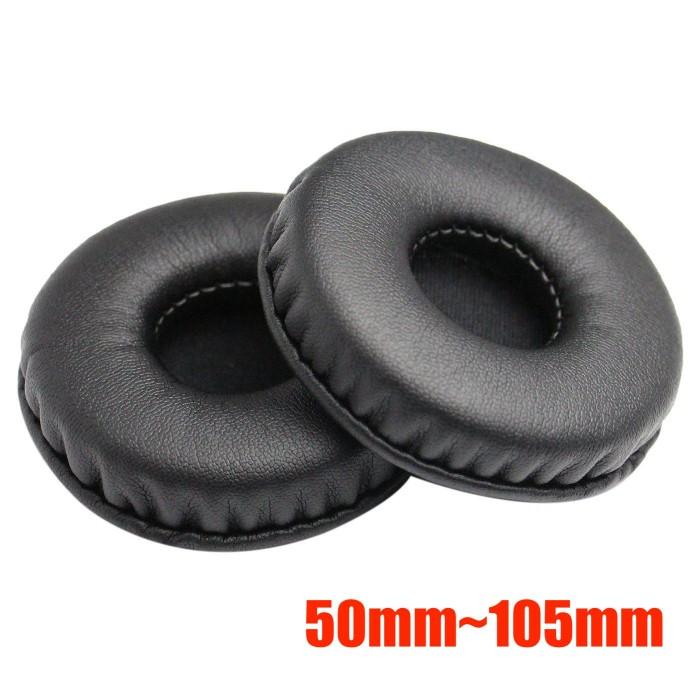 Gambar Leather Ear Foam Pad Replacement Headphone Cushion 50mm~105mm - 50 dari Onebest Choice undefined Tokopedia