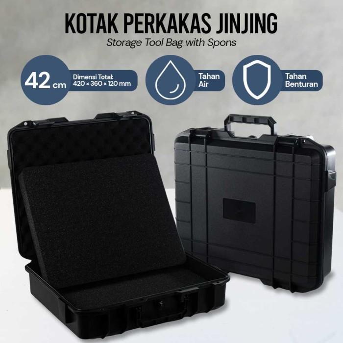Gambar Ready Kotak Perkakas Boussac Jinjing Storage Tool Bag With Sponge Original - Hitam, 34cm dari Linda Nesia undefined Tokopedia