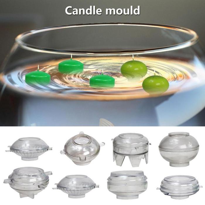 Gambar Candle Mold PC Floating Candle Mould For Candle Making 3D DIY Candle Mold For Making Candle Decorations For Holiday Party dari tokosuhartinii undefined Tokopedia