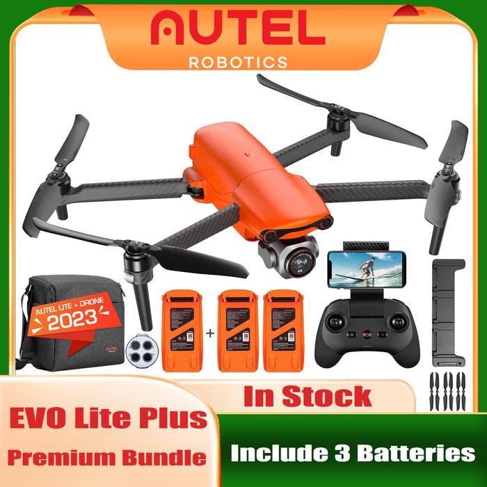 Gambar Autel Robotics EVO Lite+ Premium Bundle 6K Video Drone F2.8-F11 Aperture 40Min Flight Time include 3 batteries in stock dari Queen of Banshees undefined Tokopedia