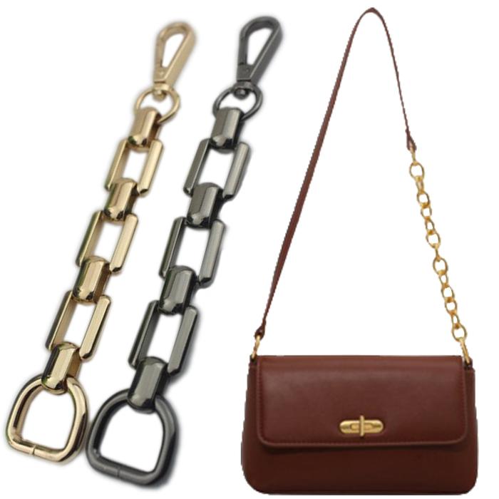 Gambar 18CM Short Metal Chain Bag Extension Chain For Handle Bag Handbag Gold Silver Shoulder Strap Replacement DIY Accessories For Bag dari tokosuhartinii undefined Tokopedia