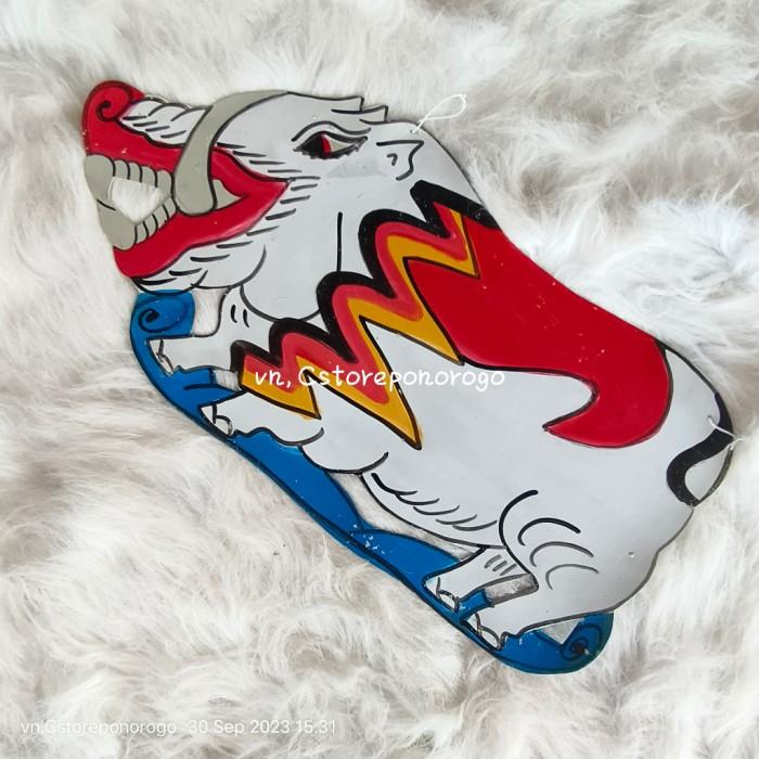 Gambar CELENG TALANG ANAK MURAH NON GAPIT / celeng / celeng srenggi / caplokan / reog / ganongan / pecut MTA - Putih, SIZE ANAK dari Fatma_mall undefined Tokopedia