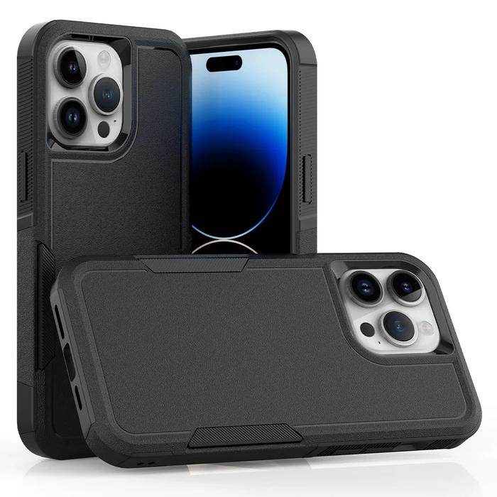 Gambar Armor Shockproof Phone Case For iPhone 11 12 13 14 15 Pro Max XS XR X XSMAX SE 8 7 6s 6 Plus TPU Bumper Hard Plastic Back Cover dari SIRAYKA difraka undefined Tokopedia