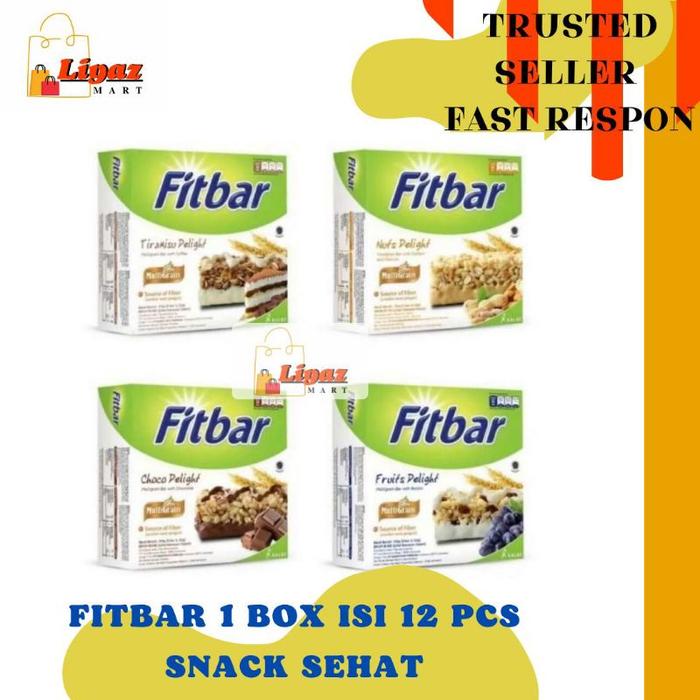 Gambar Snack Fitbar 1 Box isi 12 pcs Rendah Kalori dari start05 undefined Tokopedia
