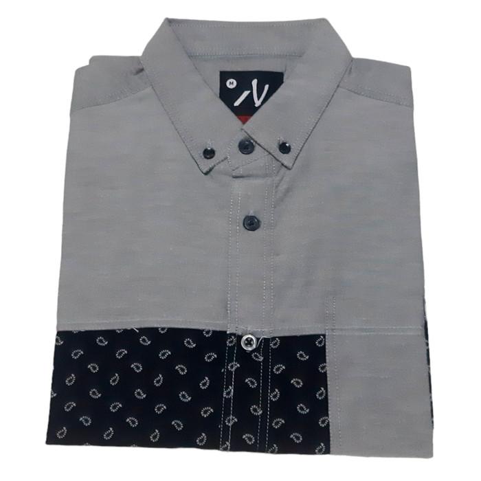 Gambar Kemeja Pria - Kemeja Cowok Lengan Pendek Casual - Motif F, M dari RanS n Co undefined Tokopedia