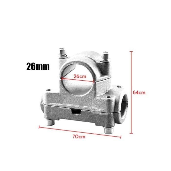 Gambar Stik Tongkat Holder Handle Stang Dudukan Pegangan Handle Mesin Potong Rumput - 26mm dari Soya Global undefined Tokopedia