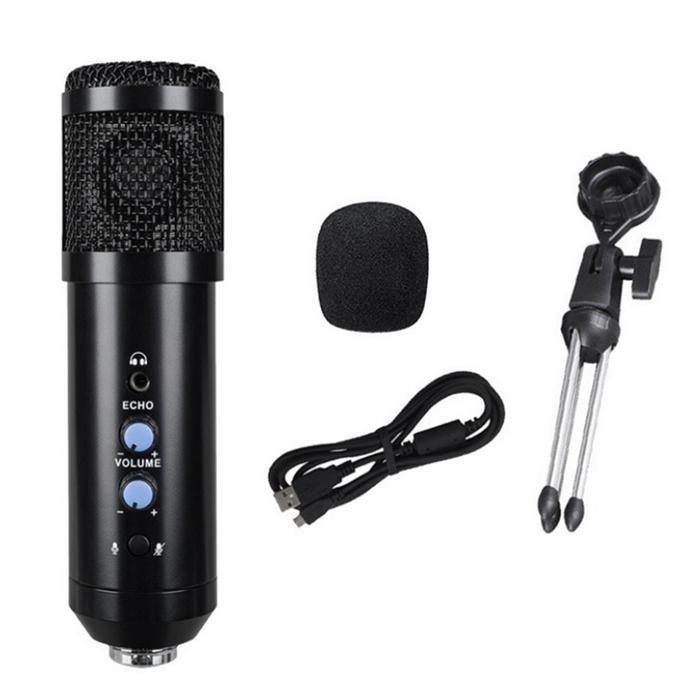 Gambar USB Computer Condenser Microphone Recording Live Equipment Microphone For Laptop Desktop PC dari Venomous Scorpion undefined Tokopedia