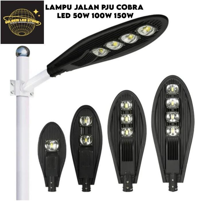 Gambar Golden LED Store Lampu PJU Cobra 50W 100W 150W Premium Tahan Panas IP66 Waterproof - 50W dari Golden LED Store 2 undefined Tokopedia