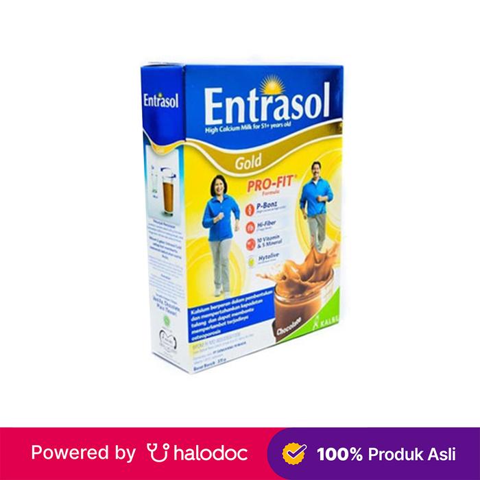 Gambar Entrasol Gold Coklat 350 g  - Susu Lansia - Halodoc dari Apotek Wardani Madiun undefined Tokopedia