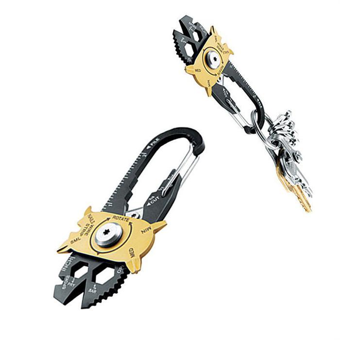 Gambar 20In1 Pocket Outdoor Screwdriver Multi Keyring Portable Gear Multipurpose Fixr Multifunction Carabiner Tool Camping Key Chain dari kimotoanimo56 undefined Tokopedia