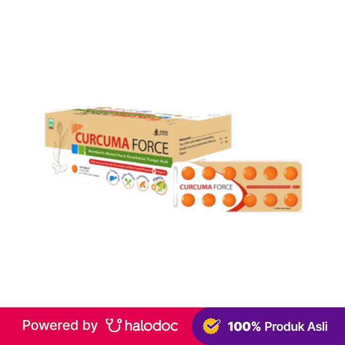 Gambar Curcuma Force 12 Tablet - Vitamin & Suplemen Jantung & Hati - Halodoc dari Apotek Kosambi Jakarta Barat undefined Tokopedia