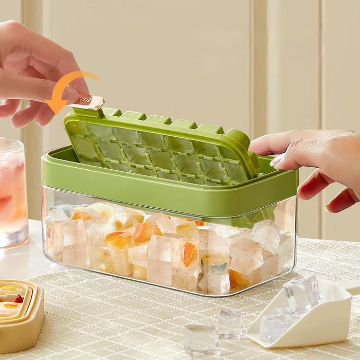 Gambar Home And Kitchen 28 Grid Green Bar Party Ice Cube Tray Summer Refrigerator Square Ice Shape Ice Cream Ice Mould Bar Supplies dari HIrmizah khr1jahk undefined Tokopedia