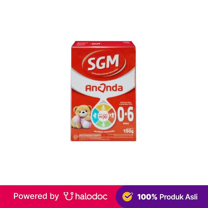 Gambar SGM Ananda 1 (0-6 Bulan) Formula Bayi Bubuk 150 g  - Halodoc dari Apotek K24 Karah Surabaya undefined Tokopedia