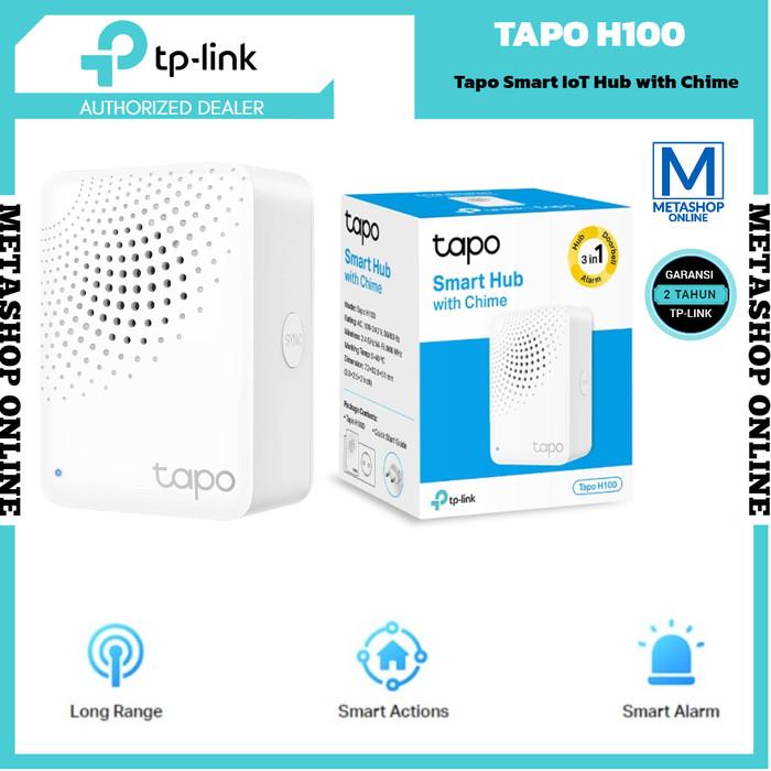 Gambar TP-LINK Tapo H100 Tapo Smart IoT Hub with Chime - S200B dari Metamix Online undefined Tokopedia