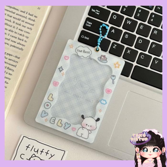 Gambar [TS] CAHOL POPO POCHACO PHOTOCARD HOLDER FRAME POCA AKRILIK KPOP AESTHETIC ACRYLIC - LOVELY dari tokosistur undefined Tokopedia