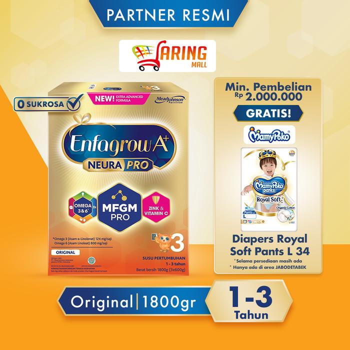 Gambar Enfagrow A+ 3 Susu Formula Rasa Original 1800 Gram dari luje undefined Tokopedia