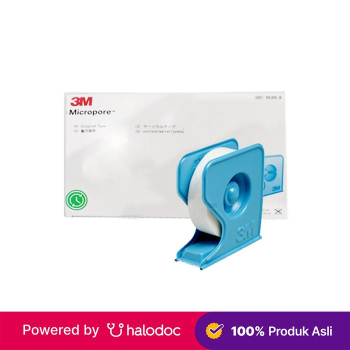 Gambar 3M Micropore Plester Roll 2.5 cm x 9.1 m - Perban - Halodoc dari Apotek Halomedika Cicendo undefined Tokopedia