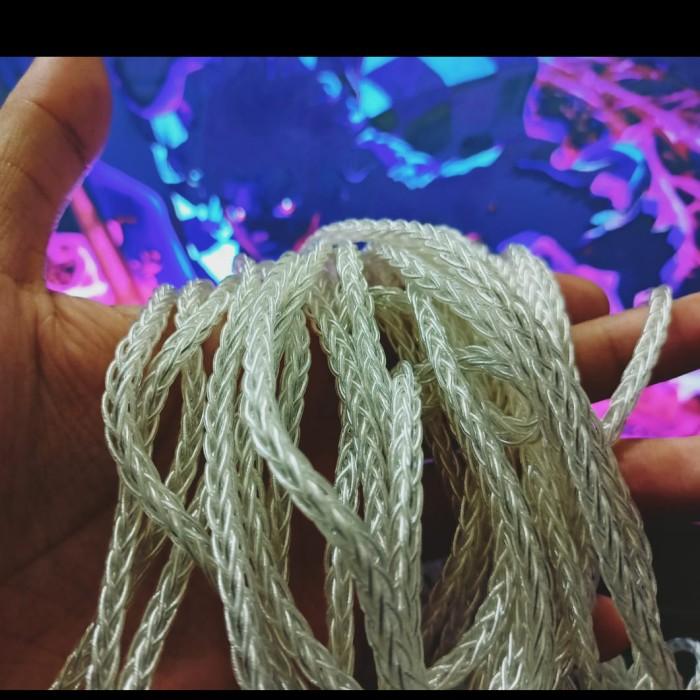 Gambar New Color 8 Braid High Value Audio Cable Replacement - Silver dari Onebest Choice undefined Tokopedia
