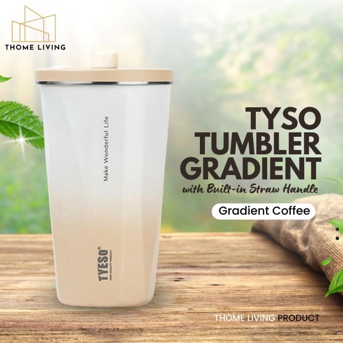 Gambar THOME TYSO Tumbler High Quality With Straw Termos Botol Minum 600 ml - Khaki, Without Belt dari THOME LIVING undefined Tokopedia