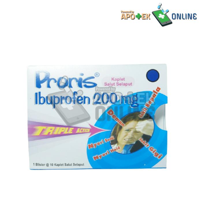 Gambar PRORIS IBUPROFEN 10 KAPLET dari Apotek Qais Farma Jaten undefined Tokopedia