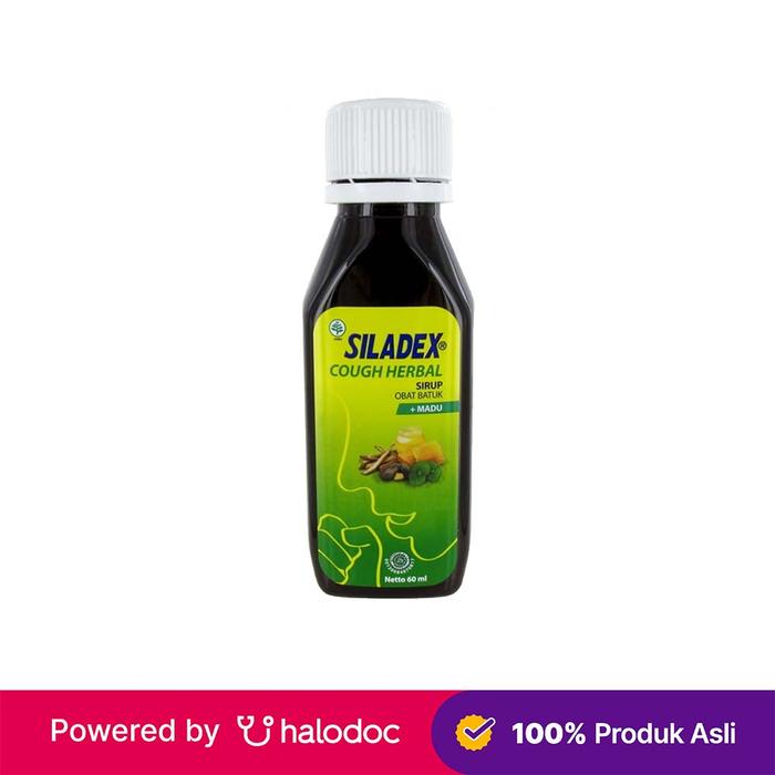 Gambar Siladex Cough Herbal Sirup 60 ml - Obat Batuk & Flu - Halodoc dari Apotek Bojongsoang medika Bandung undefined Tokopedia