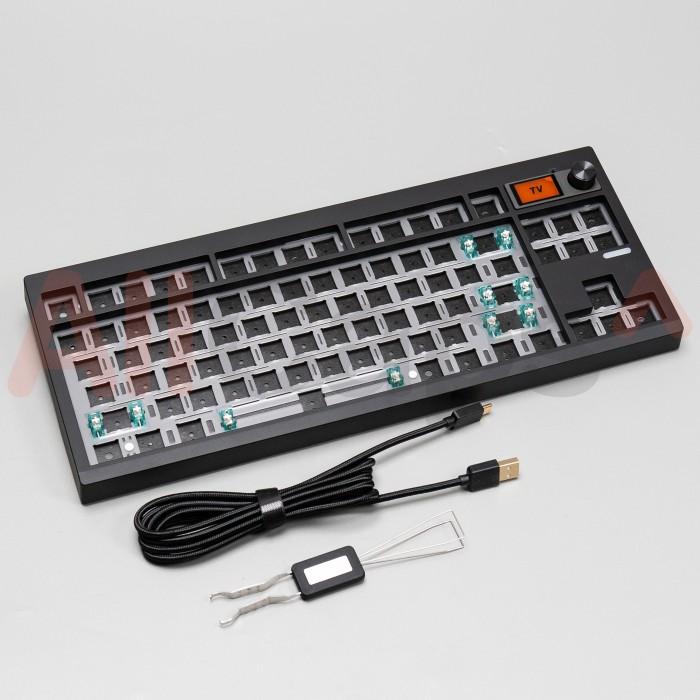 Gambar Zuoya Gmk87 - Tkl Barebone Hotswappable Mechanical Keyboard - BLACK dari Gangpat Stories undefined Tokopedia