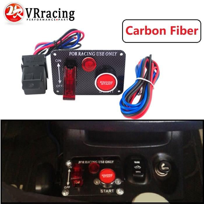 Gambar VR - Racing Car Electronics One Switch Kit Panel Engine Start Button toggle with accessory VR-QT312 dari Divine Goddess undefined Tokopedia