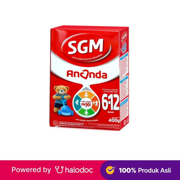 Gambar SGM Ananda 2 (6-12 Bulan) Formula Bayi Bubuk 400 g  - Halodoc dari Apotek Ijm Pameungpeuk Bandung undefined Tokopedia