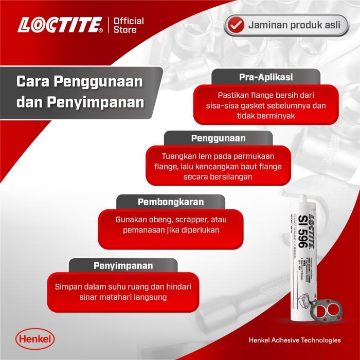 Gambar BARU HENKEL LOCTITE SI 596 GASKET SEALANT LEM PAKING 300 ML TWIN PACK PACKING AMAN dari dutaminang undefined Tokopedia
